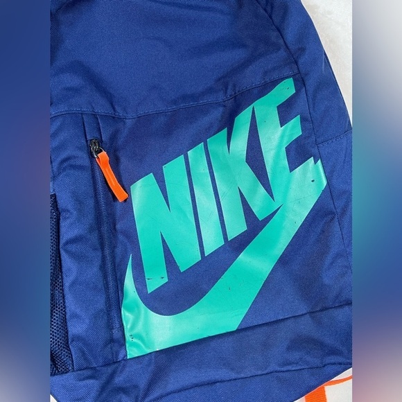 Nike Retro 72 Navy Green Classic Backpack Vintage - Picture 4 of 8